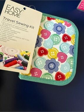 Easy Home Travel Sewing Kit - Colorful Button Print